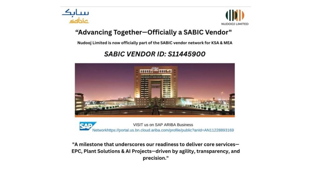 Advancing Together-Officially a SABIC Vendor